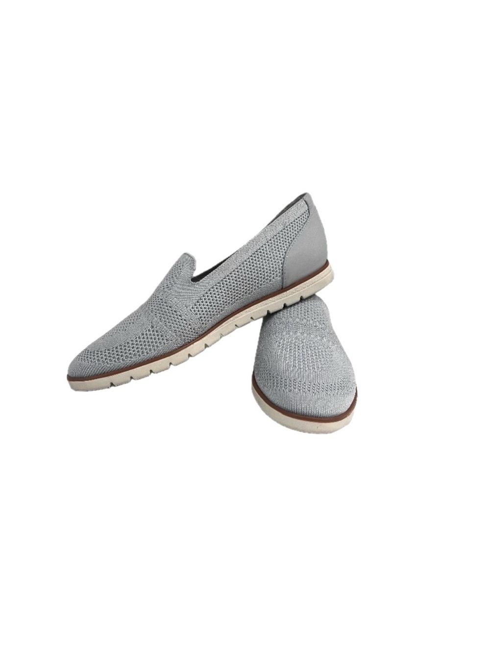 Easy Spirit, gray Gray knit Flats Slip-On Comfort light weight, Size 9